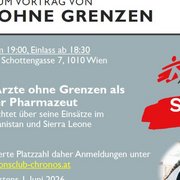 Vortrag Ärzte ohne Grenzen Klinische Pharmazie 10. Clubabend